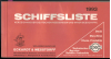 Die Deutsche Schiffsliste 1993 (1 St.) Eckardt & Messtorff